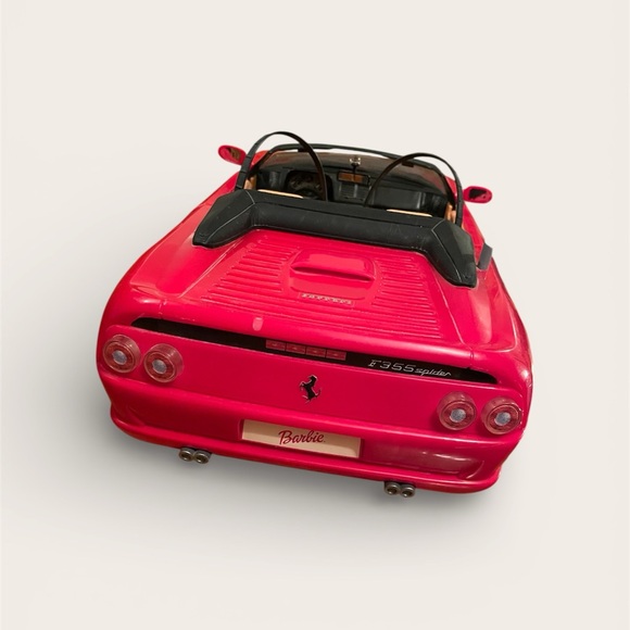 Barbie Red Ferrari remote control car - Picture 2 of 5